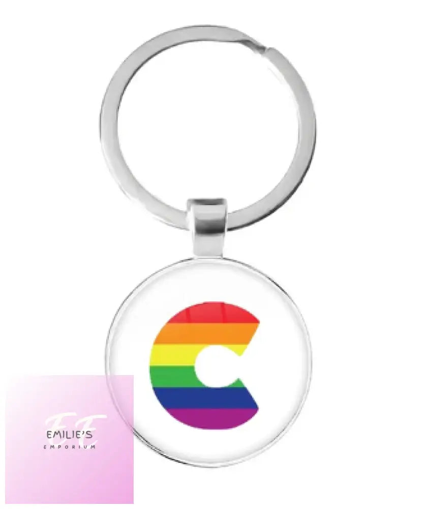 Lgbt Initial Key Rings C