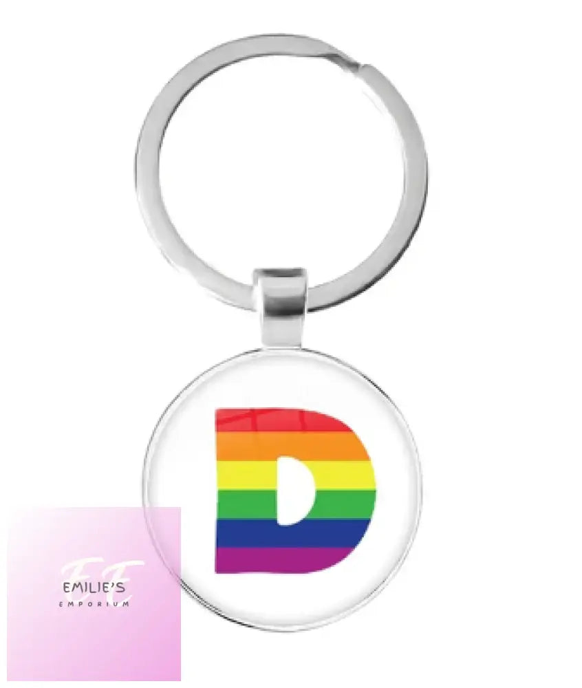 Lgbt Initial Key Rings D