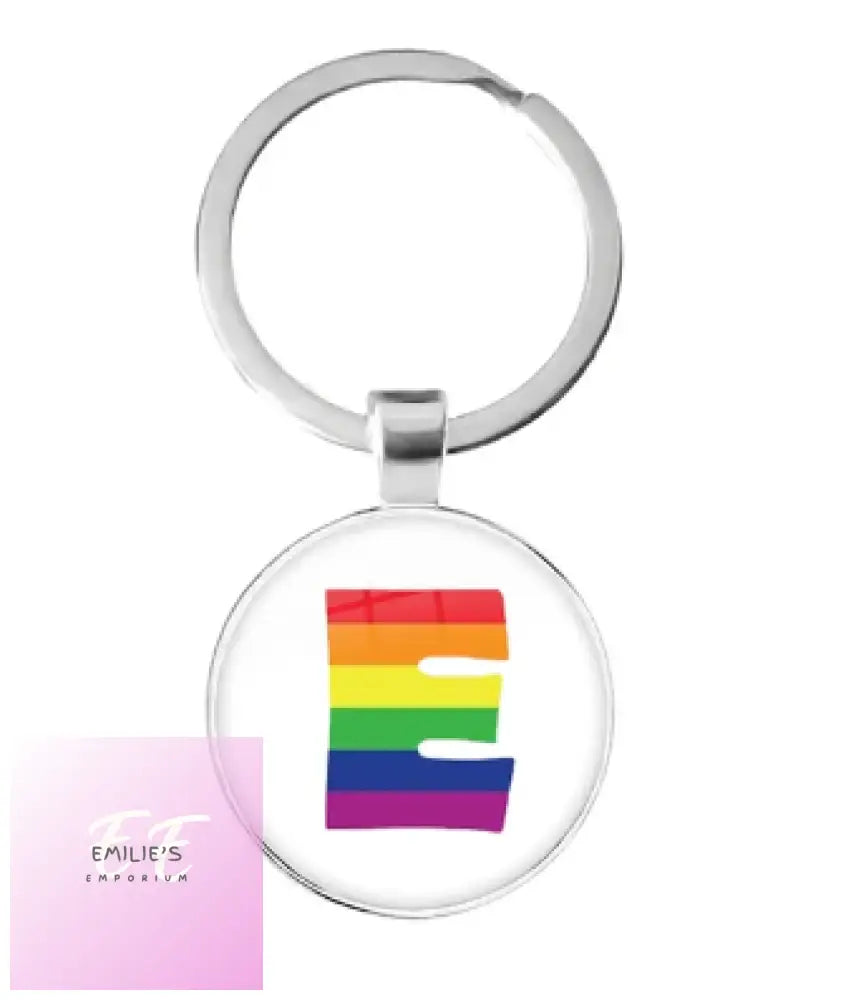 Lgbt Initial Key Rings E