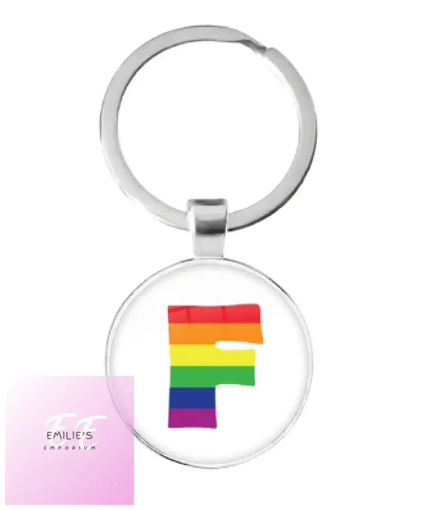 Lgbt Initial Key Rings F