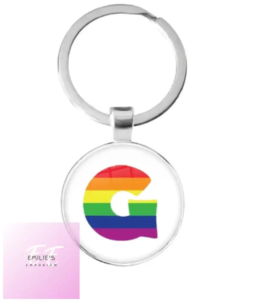 Lgbt Initial Key Rings G