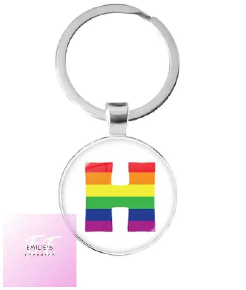 Lgbt Initial Key Rings H