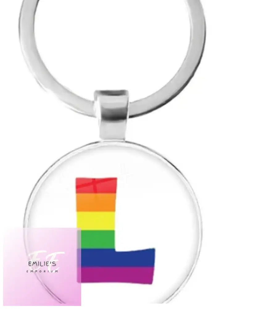 Lgbt Initial Key Rings L