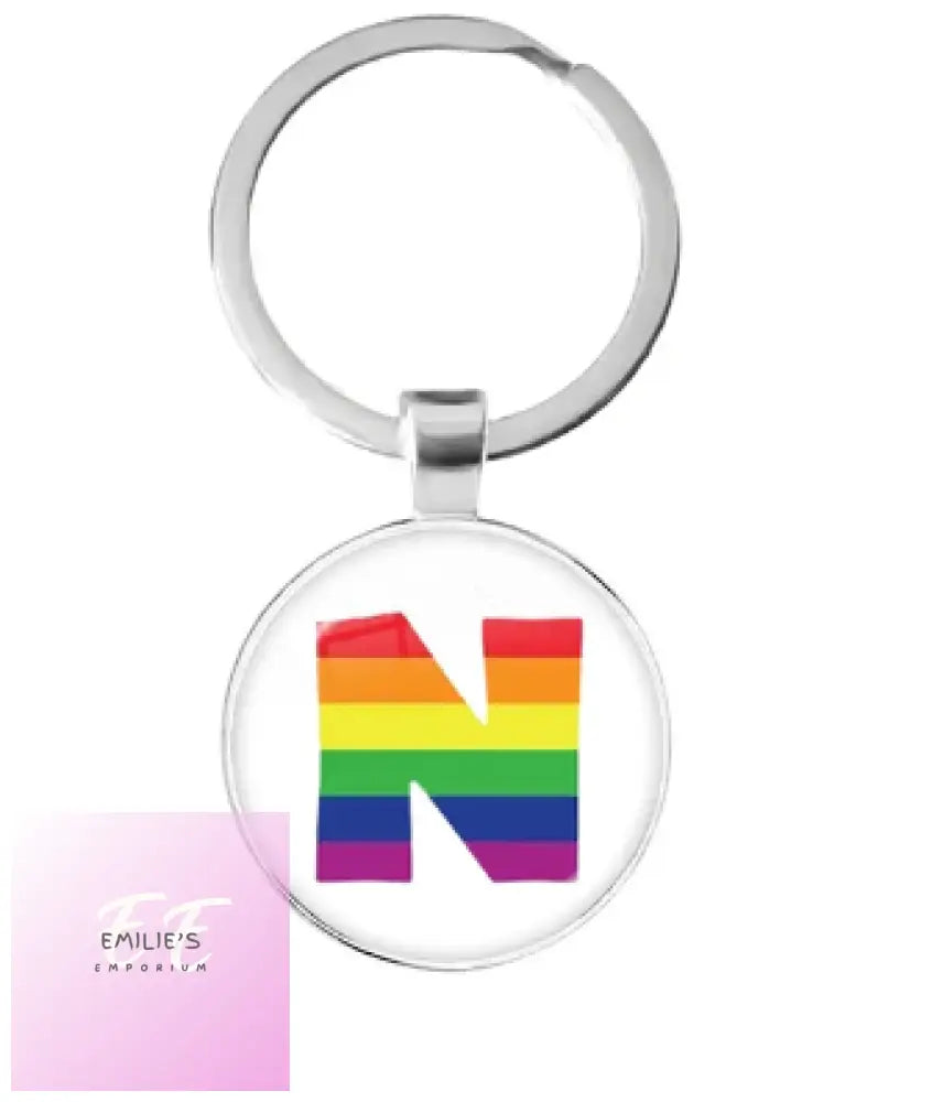 Lgbt Initial Key Rings N