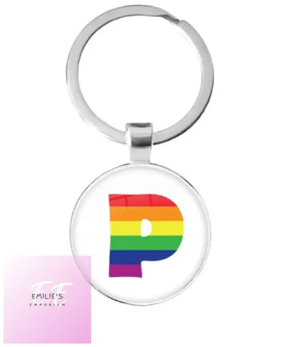 Lgbt Initial Key Rings P