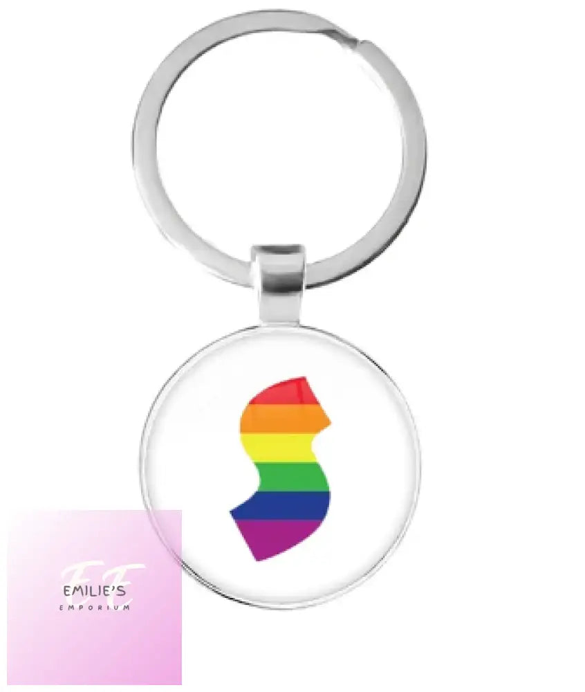 Lgbt Initial Key Rings S