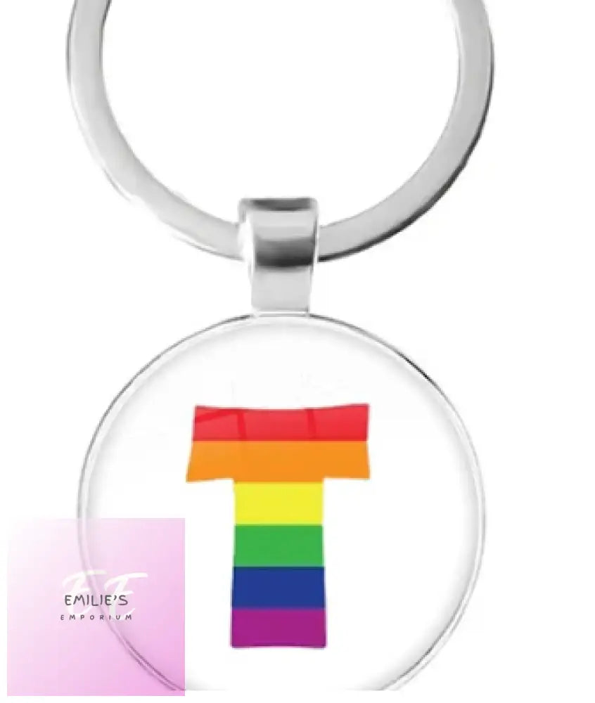 Lgbt Initial Key Rings T