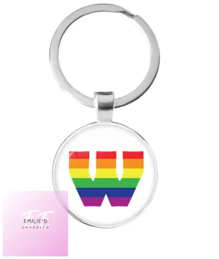 Lgbt Initial Key Rings W