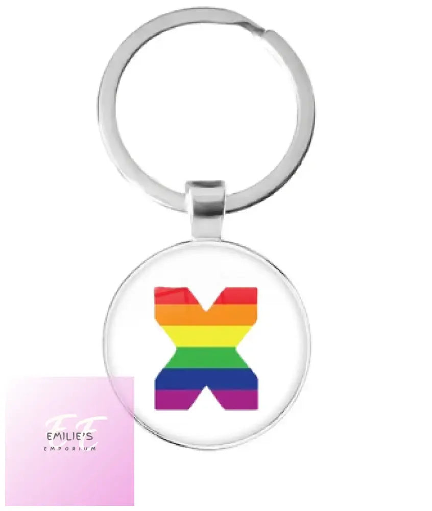 Lgbt Initial Key Rings X