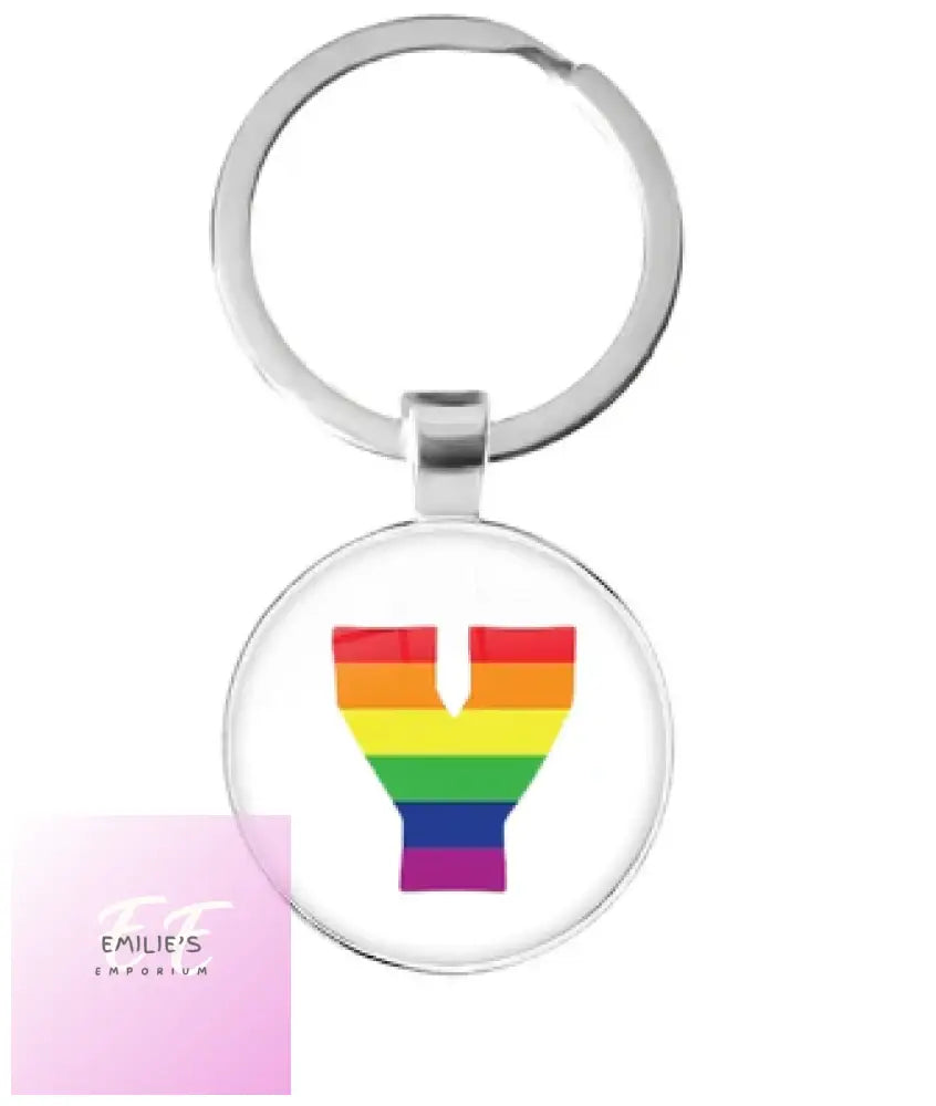 Lgbt Initial Key Rings Y