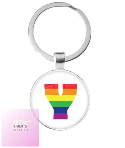 Lgbt Initial Key Rings Y