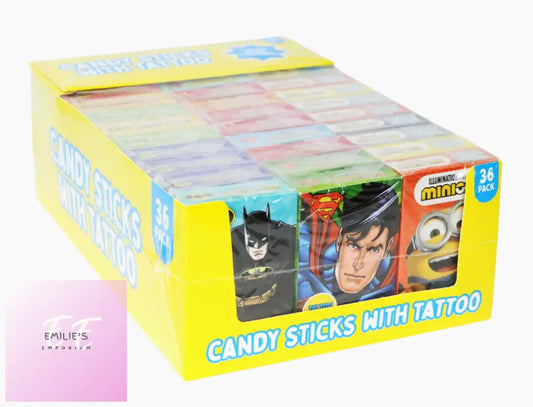 License Mix Candy Sticks X 36 Sweets