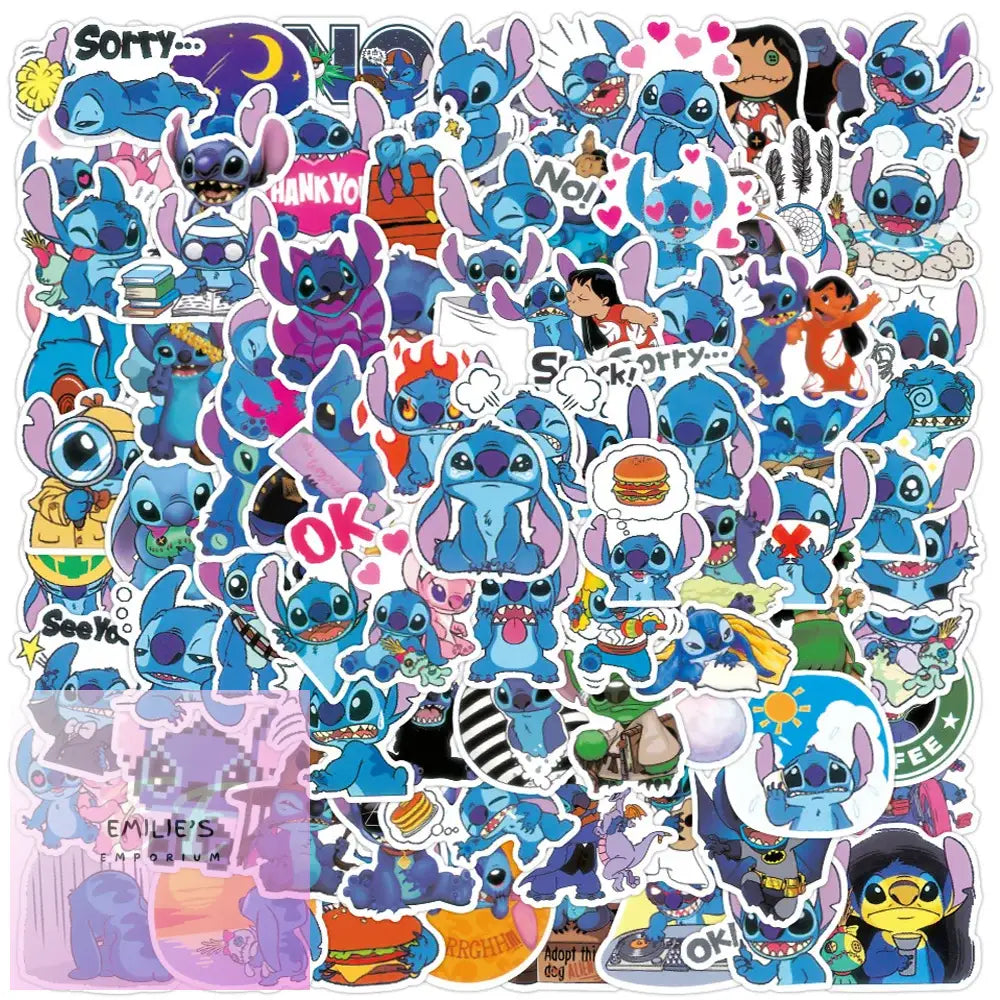 Lilo Stitch Graffiti Stickers - Choice Of Pack Size