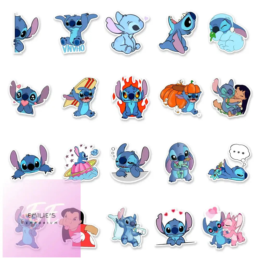 Lilo Stitch Graffiti Stickers - Choice Of Pack Size