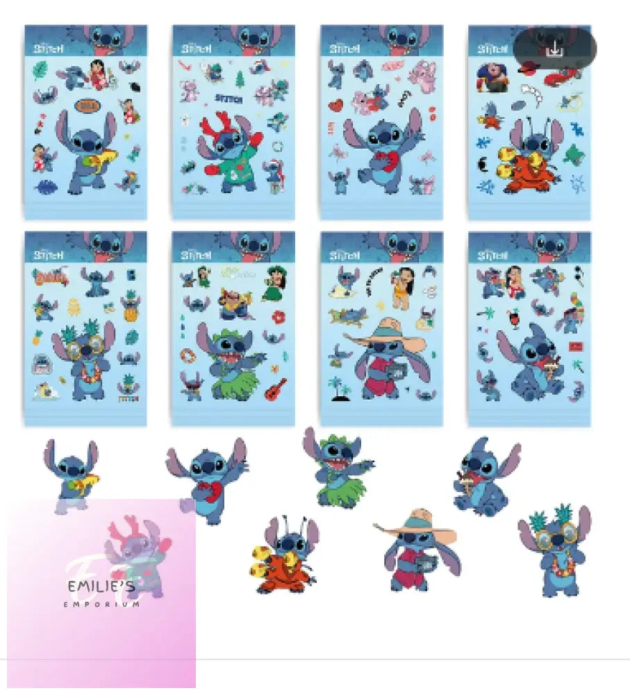 Lilo Stitch Stickers- Choicea 8 Packs