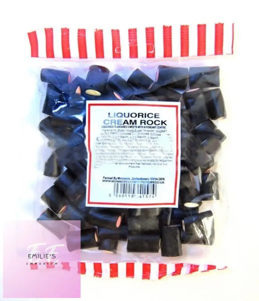 Liquorice Cream Rock 140G