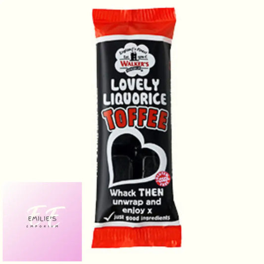 Liquorice Toffee Pocket Bars (Walkers Nonsuch) 24 Count