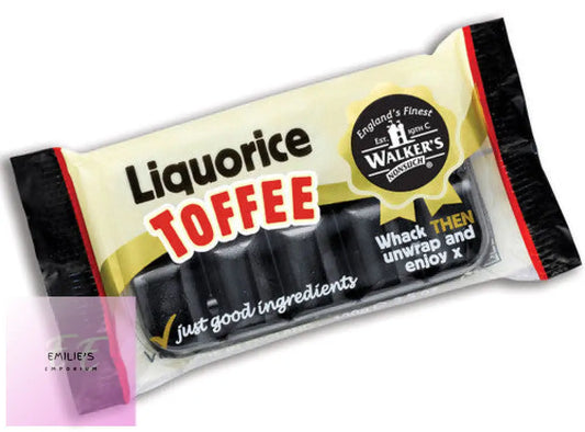 Liquorice Toffee Tray Pack (Walkers Nonsuch) 10 Count