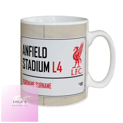 Liverpool Fc Street Sign Mug