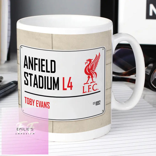 Liverpool Fc Street Sign Mug