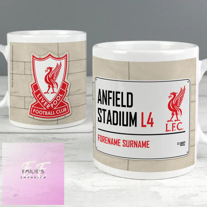 Liverpool Fc Street Sign Mug