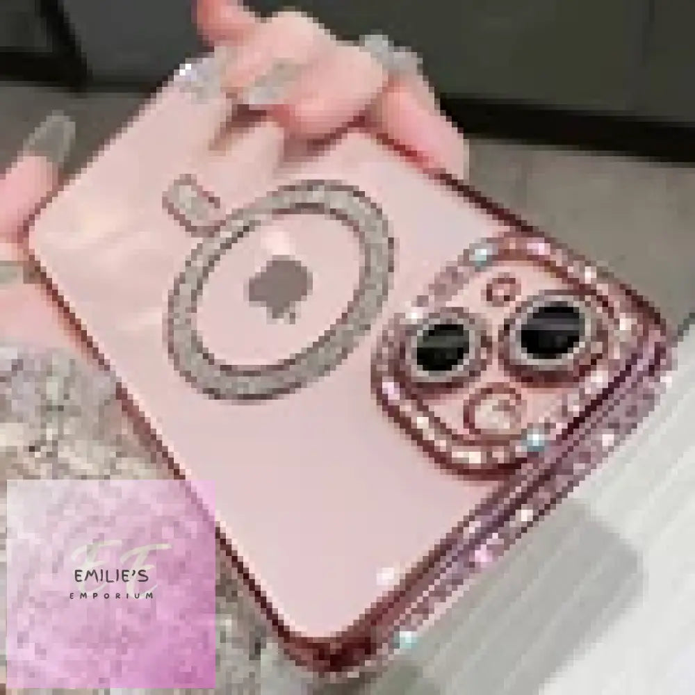 Luxury Crystal Diamond - Iphone & Design Pink / 15 Promax