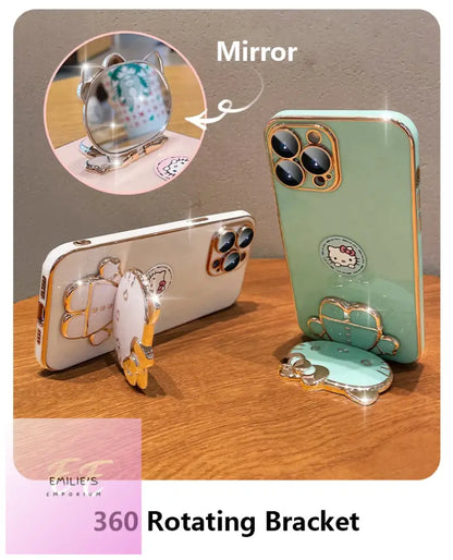 Luxury Plating Hello Kitty Case For Samsung Galaxy S10 & Plus - Choice Of Colour