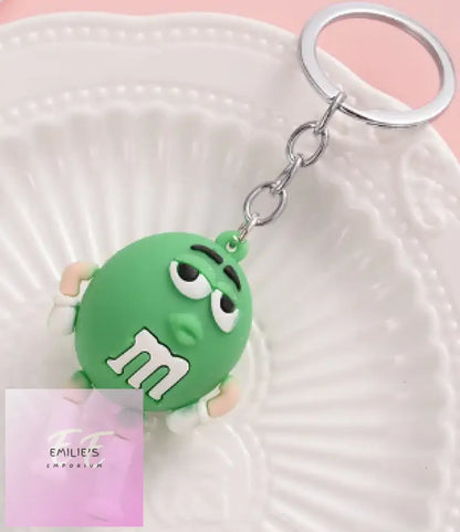 M&M Character Key Rings- Choices Green