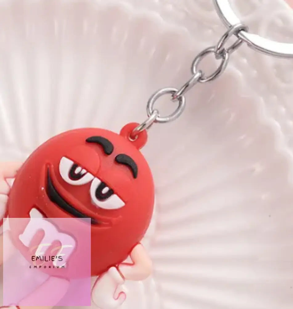 M&M Character Key Rings- Choices Red