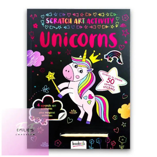 Magical Unicorn Scratch Art Activity Book