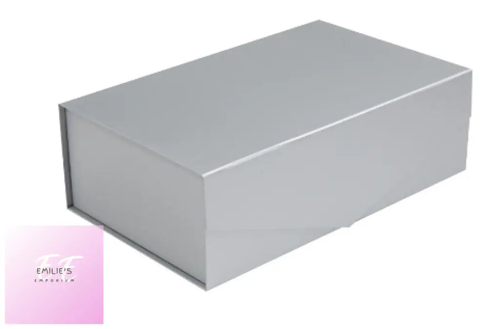 Magnetic Close Gift Box- Silver