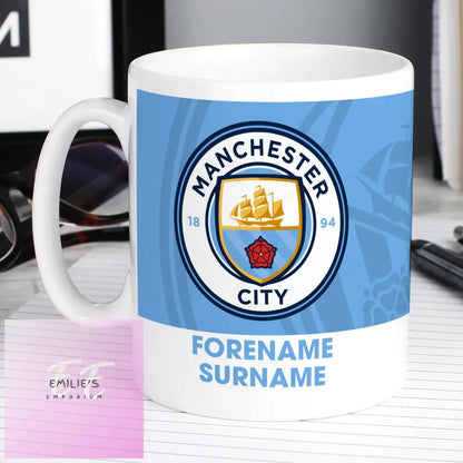 Manchester City Fc Bold Crest Mug