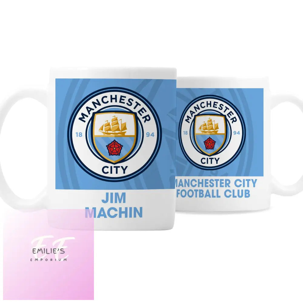 Manchester City Fc Bold Crest Mug