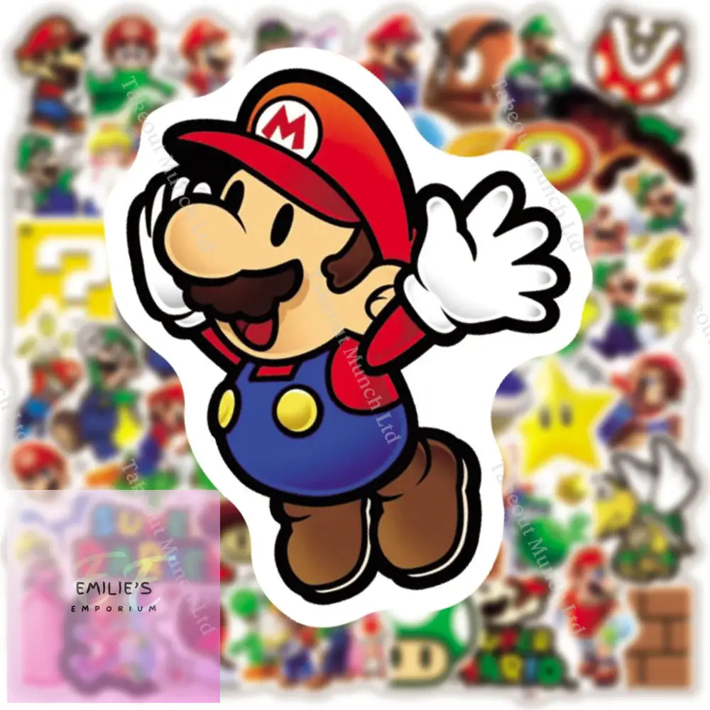 Mario 50Pcs Pvc Stickers