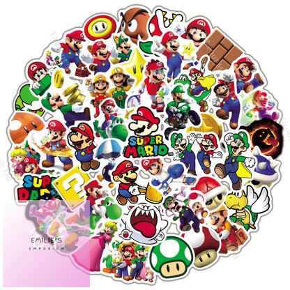 Mario 50Pcs Pvc Stickers