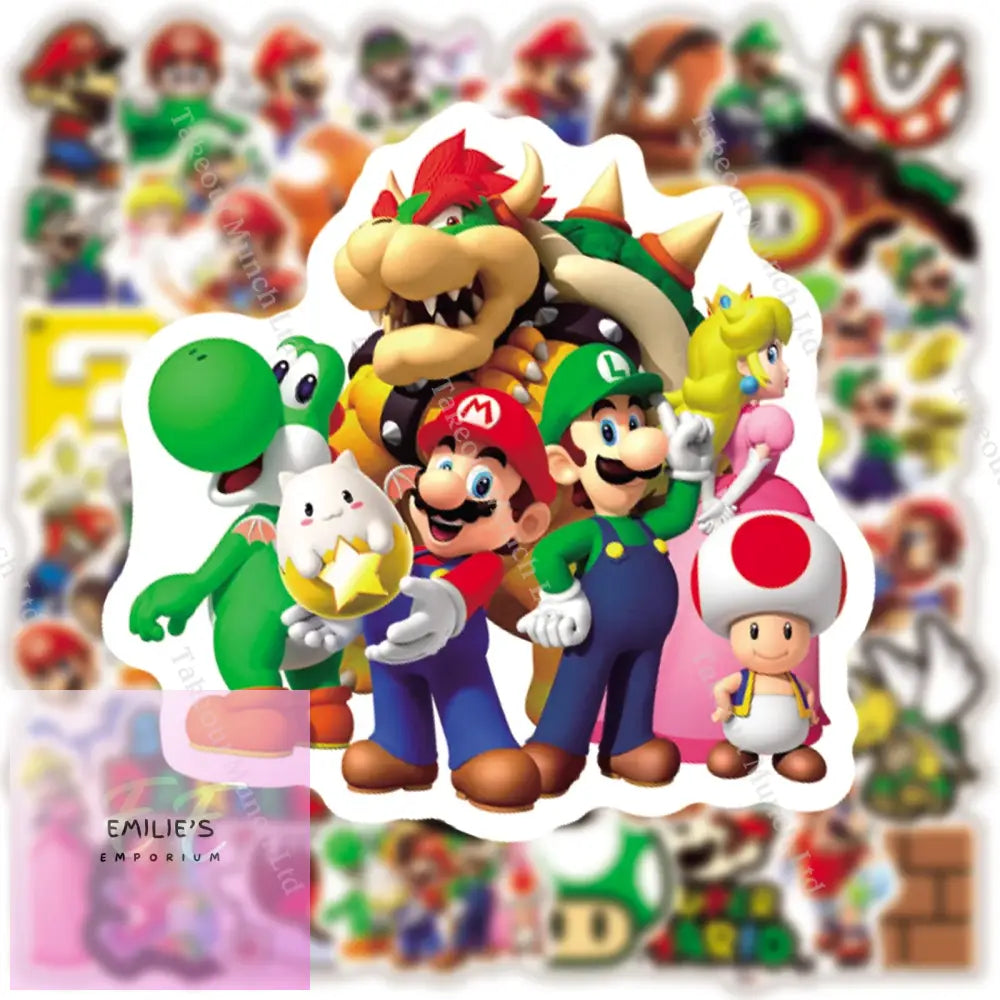 Mario 50Pcs Pvc Stickers