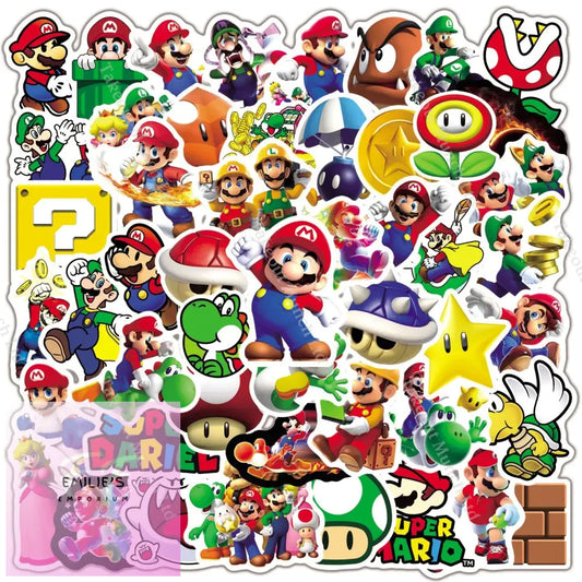 Mario 50Pcs Pvc Stickers