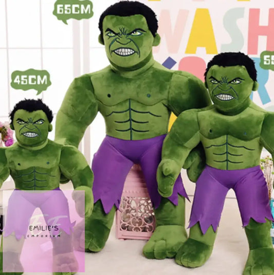 Marvel Hulk Plush Toy- Size Choices 30 Cm