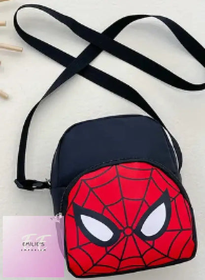 Marvel Spiderman & Captain America Bags Black