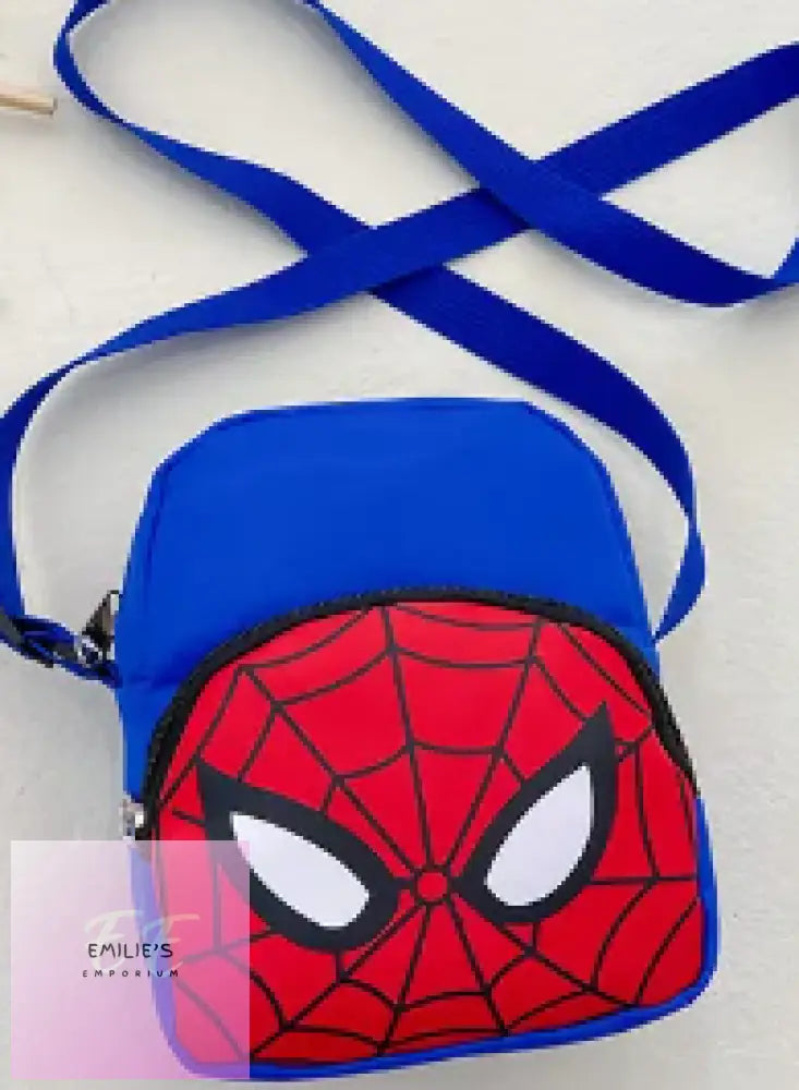 Marvel Spiderman & Captain America Bags Blue