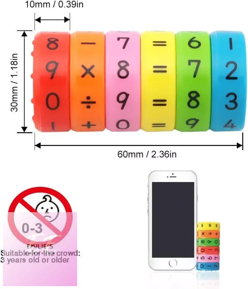 Maths Magnetic Play Set Add Subtraction Times Tables Division Development Skills