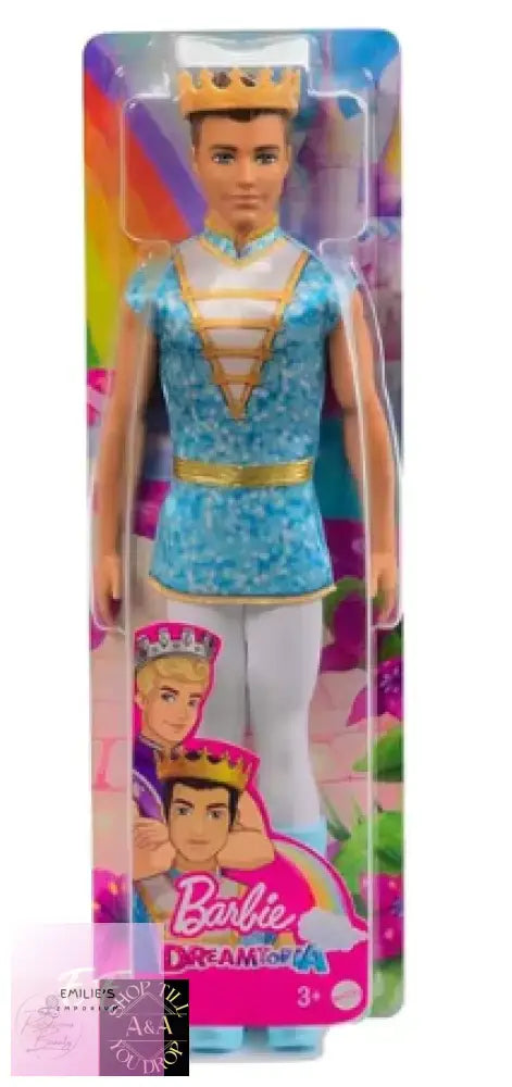 Mattel Barbie Dreamtopia Royal Brunette Ken Doll