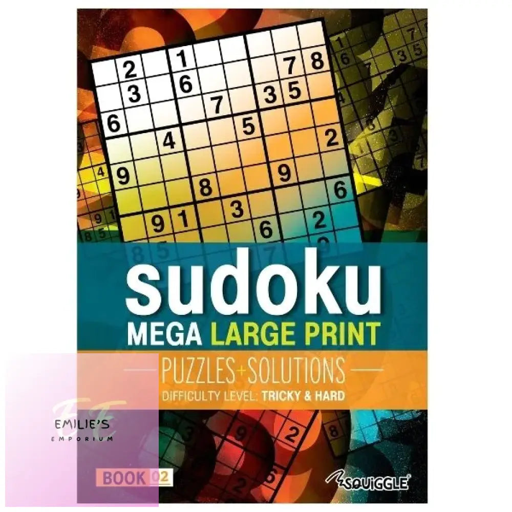 Mega Large Print Modern Sudoku Book Tricky & Hard