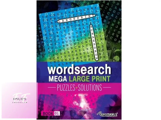 Mega Large Print Modern Wordsearch Puzzles