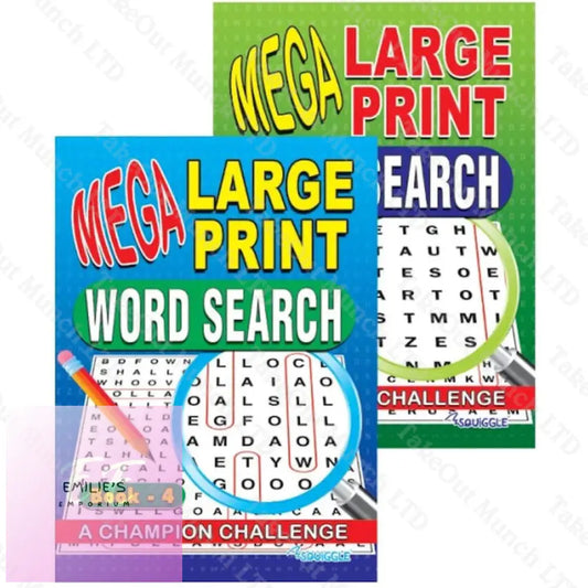 Mega Large Print Word Search Book