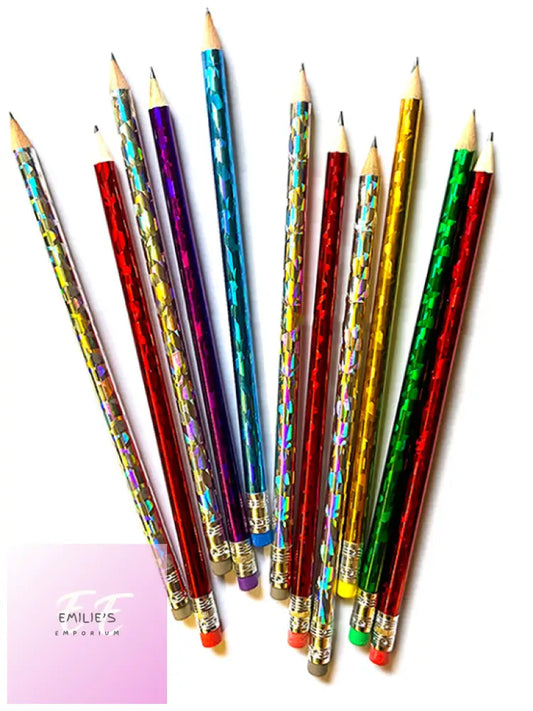 Mega Value Sparkly Pencil Mix 144Pcs