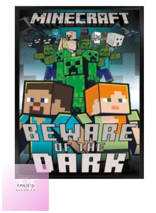 Minecraft Beware Of The Dark Diamond Art