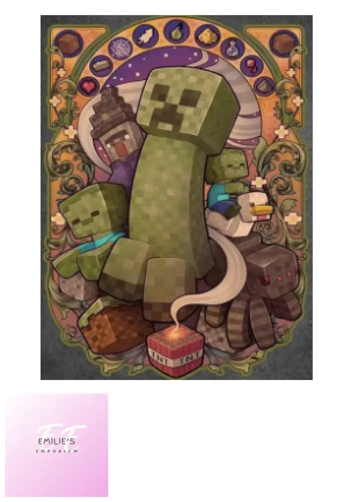 Minecraft Diamond Art