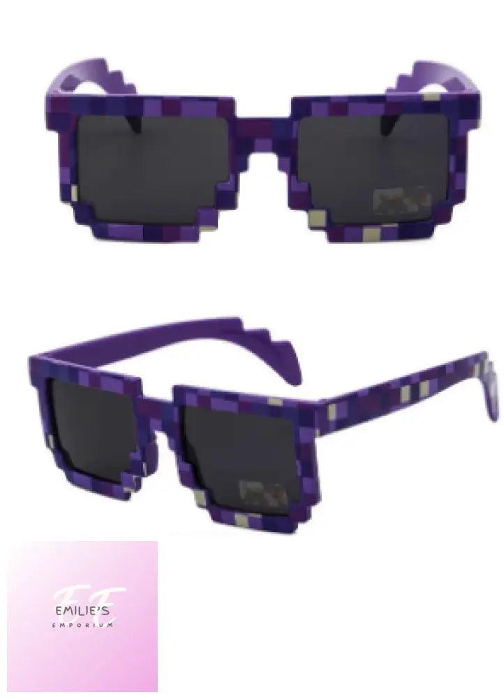 Minecraft Kids Sunglasses- Choices Purple