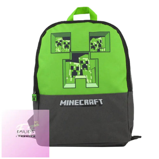 Minecraft Pixel Creeper Backpack